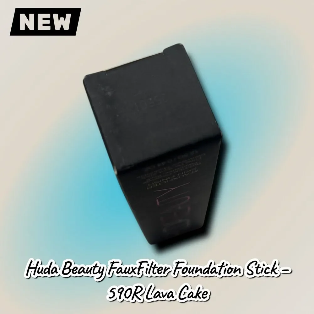 NEW – Huda Beauty FauxFilter Skin Finish Foundation Stick – 590R Lava Cake (0.44